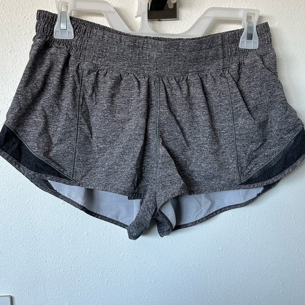 Lululemon Athletica Charcoal Gray Women's Athletic Shorts